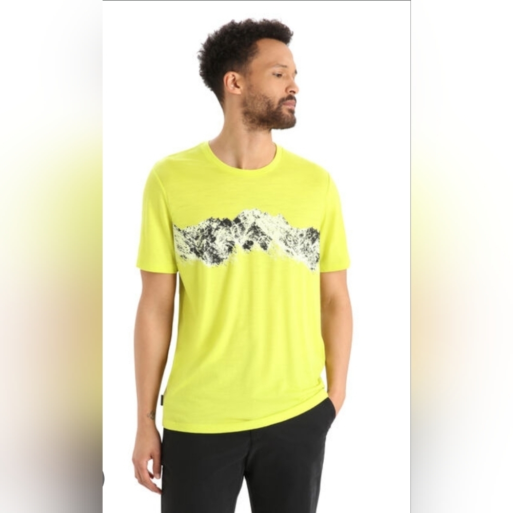 Icebreaker Merino Tech Lite II Short Sleeve T-Shirt Remarkable Range Sz XL